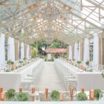 A basket full of spring wedding favors.