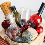 A wedding gift basket with text best wedding gift ideas for the bride and groom.