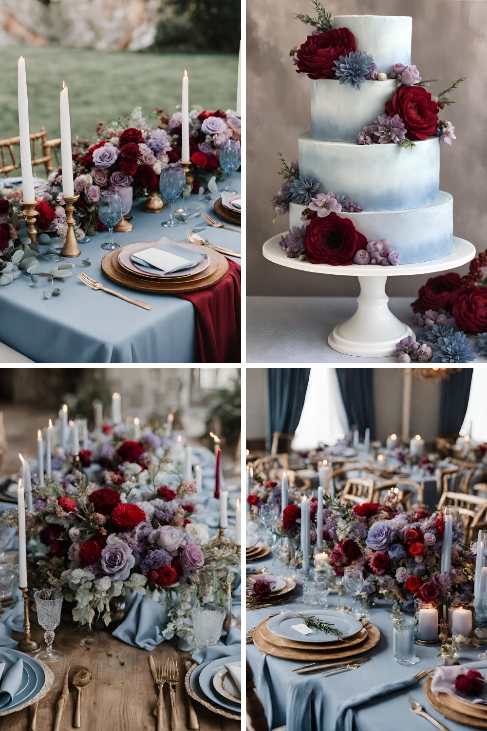 5 Of The Best Dusty Blue Wedding Color Palette Ideas