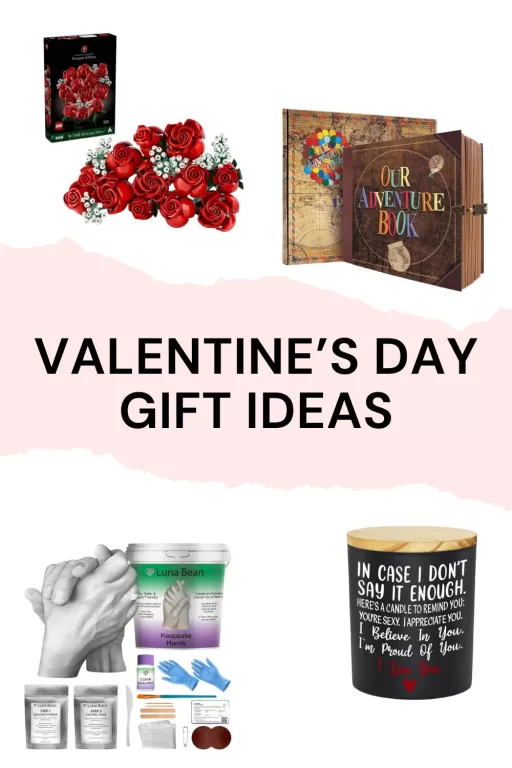 Images of 4 valentine's day gifts for everyone.