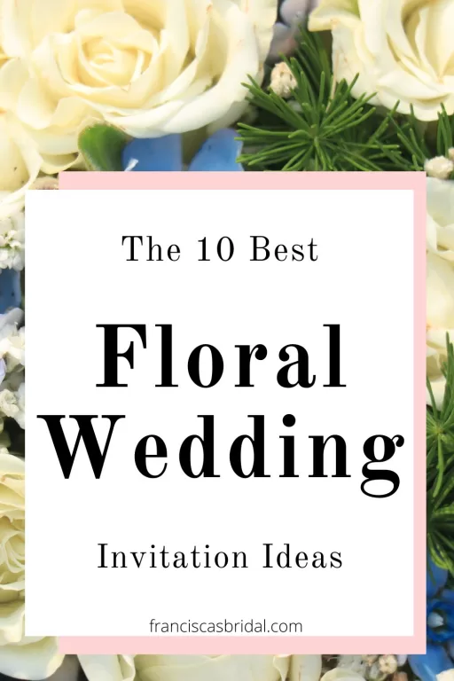 A wedding bouquet with white and blue flowers.